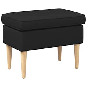 vidaXL Jala ottoman Must 55 x 35 x 41 cm