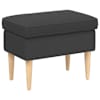 vidaXL Jala ottoman Tumehall 55 x 35 x 41 cm Boucl&eacute;