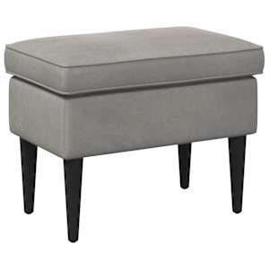 vidaXL Jala ottoman Helehall 55 x 35 x 41 cm Samet