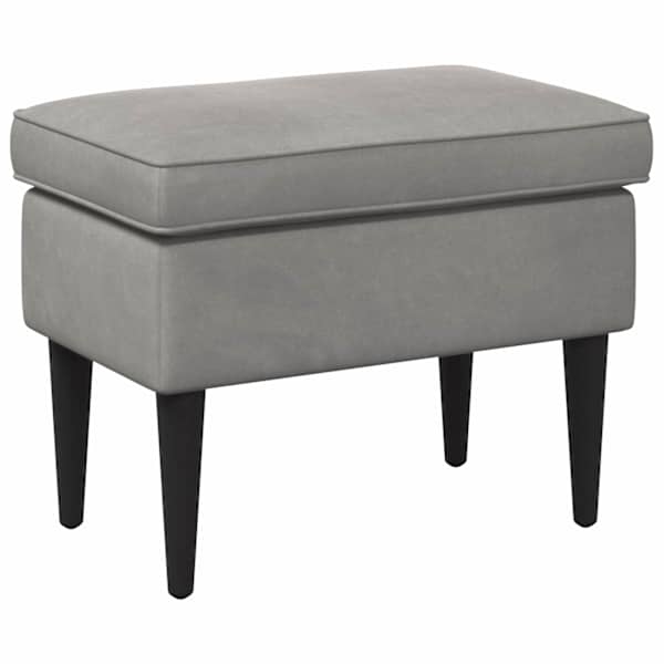 vidaXL Jala ottoman Helehall 55 x 35 x 41 cm Samet
