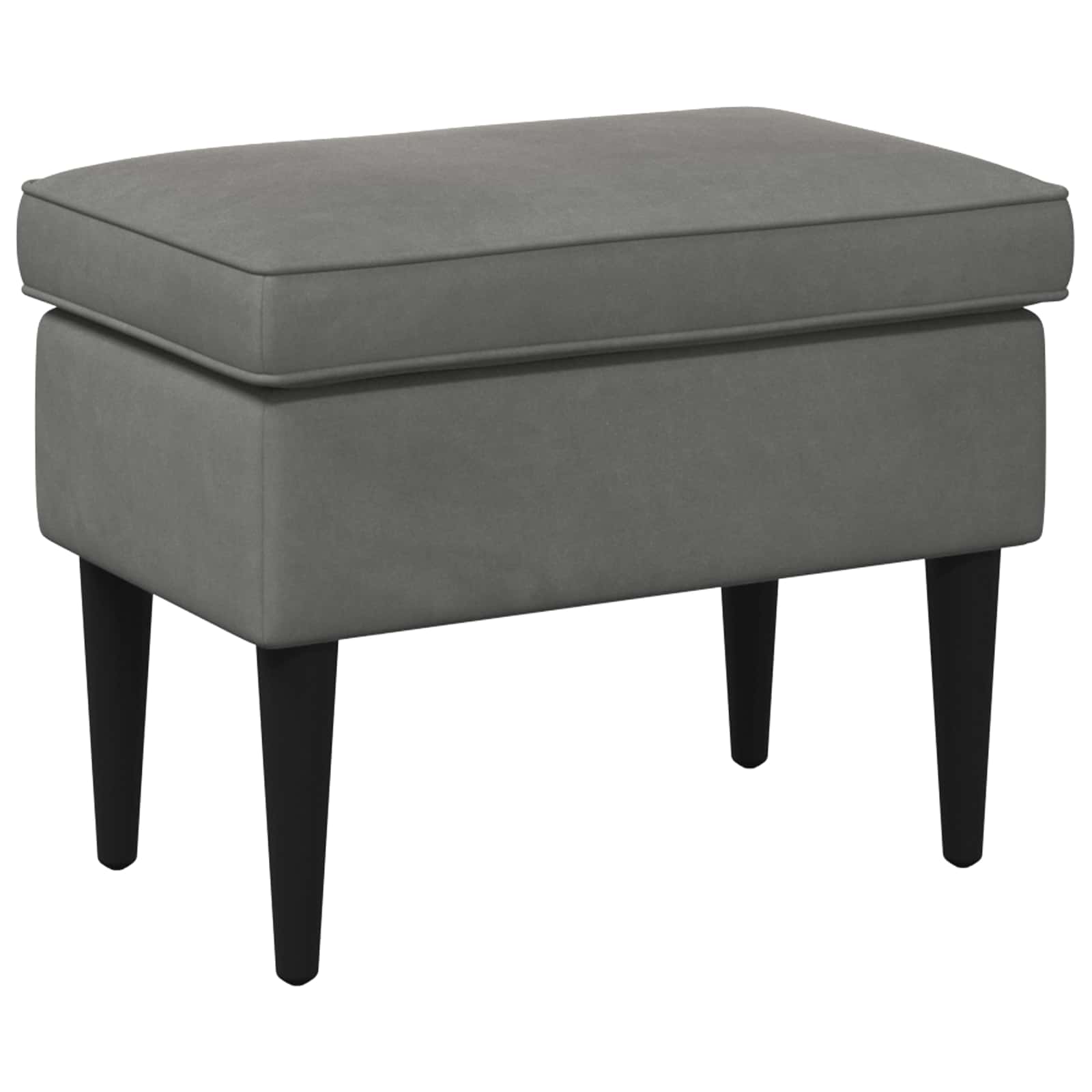 vidaXL Taburet Gri închis 55 x 35 x 41 cm Catifea