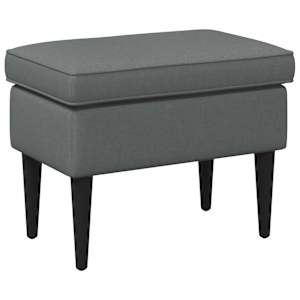 vidaXL Jala ottoman Tumehall 55 x 35 x 41 cm kangas