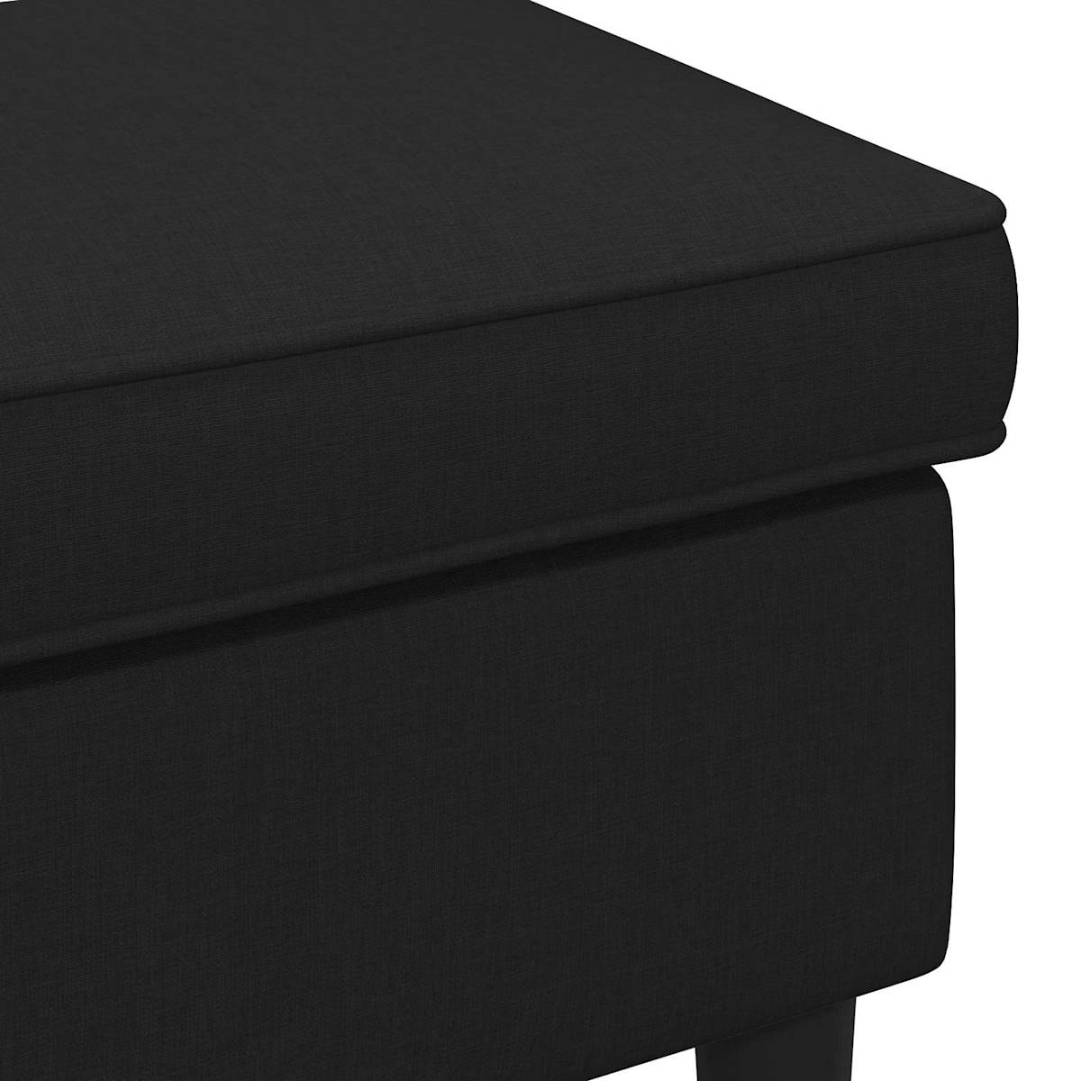 Fodskammel 55 x 35 x 41 cm Stof - Billede 5