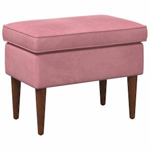 vidaXL Jala ottoman Roosa 55 x 35 x 41 cm Samet