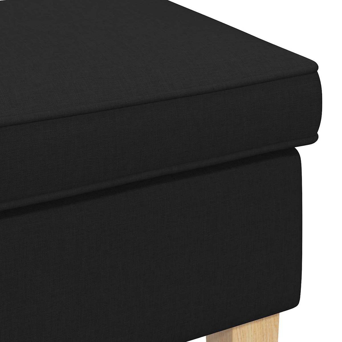 Fodskammel 55 x 35 x 41 cm Stof - Billede 5