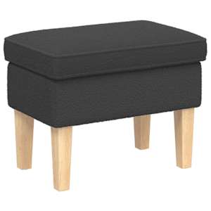 vidaXL Jala ottoman Tumehall 55 x 35 x 41 cm Boucl&eacute;