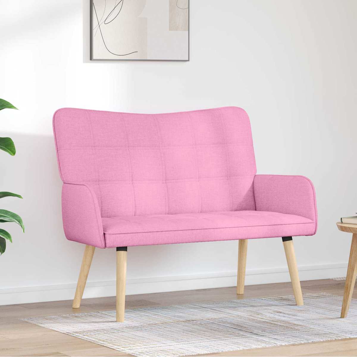 2-personers sofa 115 x 61 x 87 cm Stof