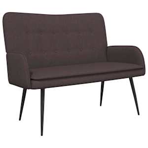 vidaXL 2-kohaline diivan Tume pruun 115 x 61 x 87 cm kangas
