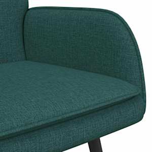 Sofa pro dvě osoby Tmavě zelená 115 x 61 x 87 cm textil - obrázek 7