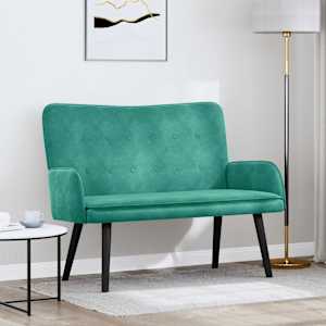 Dvosečna zofa Turkizna 115 x 61 x 87 cm Žamet