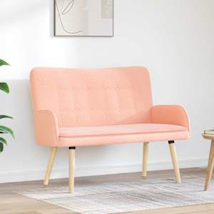 Kavč za 2 osebi Roza 115 x 61 x 87 cm Bouclé