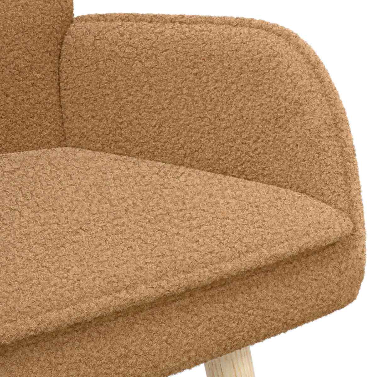 2-personers sofa 115 x 61 x 87 cm Bouclé - Billede 8
