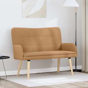 Kavč za 2 osebi Bež 115 x 61 x 87 cm Bouclé