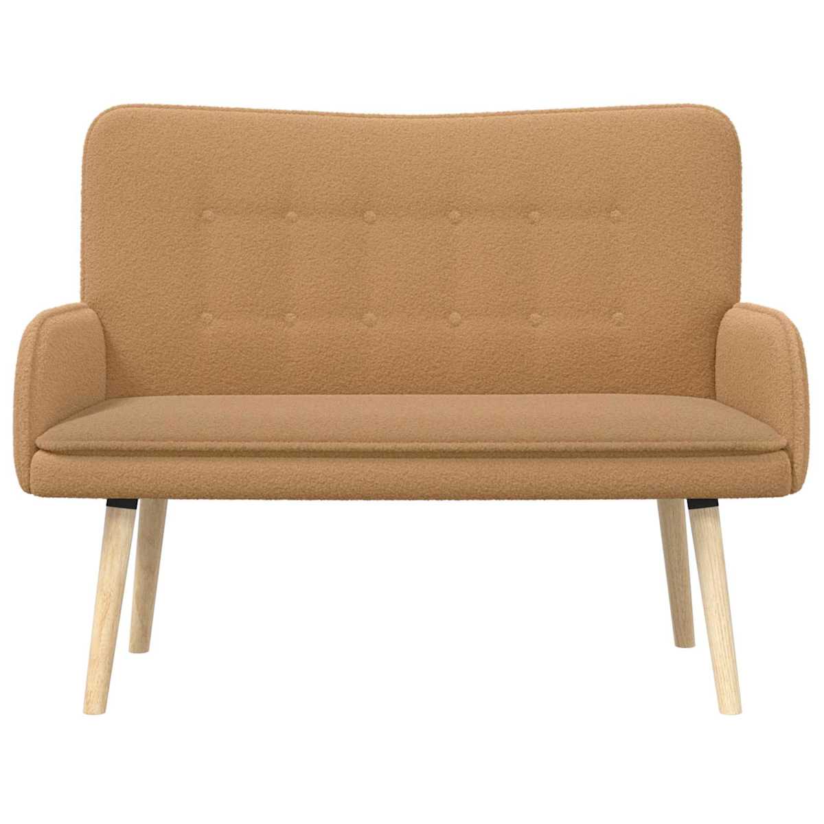 2-personers sofa 115 x 61 x 87 cm Bouclé - Billede 5