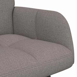 Pohovka pro dva Taupe 115 x 61 x 87 cm textil - obrázek 7