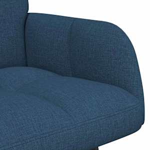 Pohovka pro dva Modrá 115 x 61 x 87 cm textil - obrázek 7