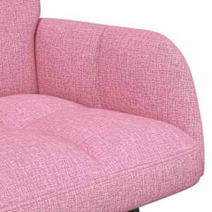 Pohovka pro dva Růžová 115 x 61 x 87 cm textil - obrázek 7