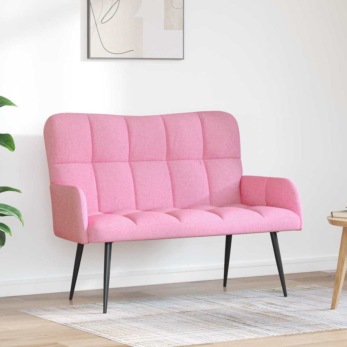 2-personers sofa 115 x 61 x 87 cm Stof