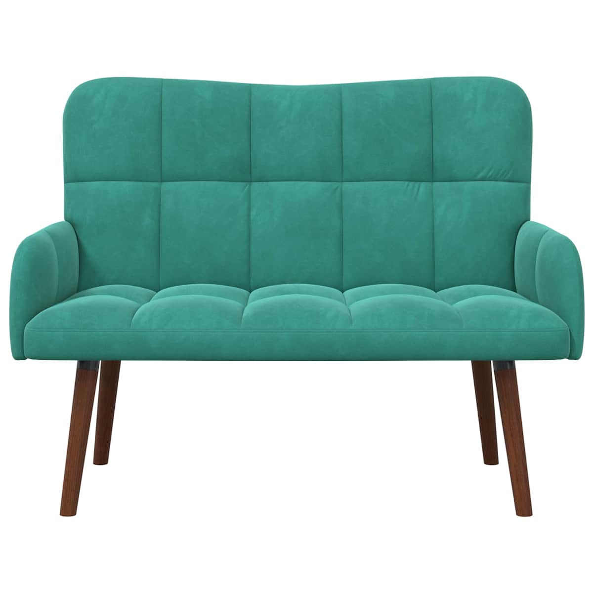 2-personers sofa 115 x 61 x 87 cm Fløjl - Billede 4