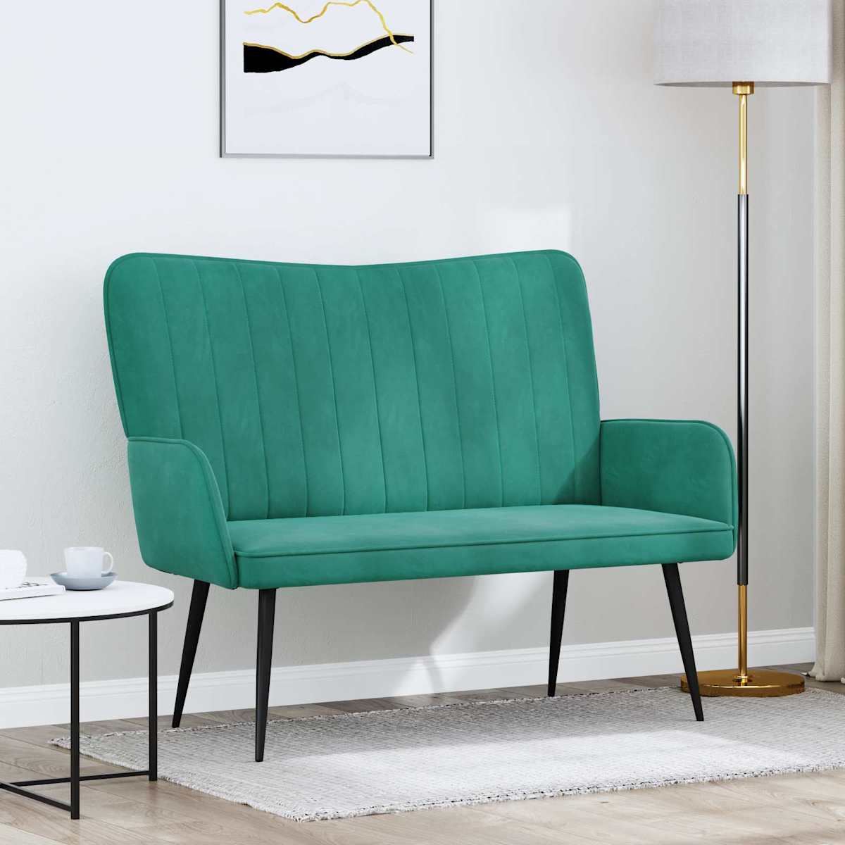 2-personers sofa 115 x 61 x 87 cm Fløjl