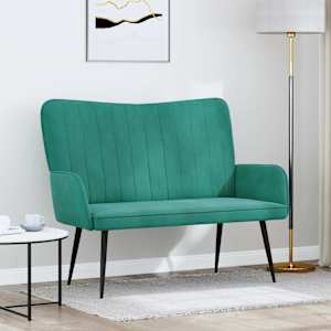 Dvosečna zofa Turkizna 115 x 61 x 87 cm Žamet