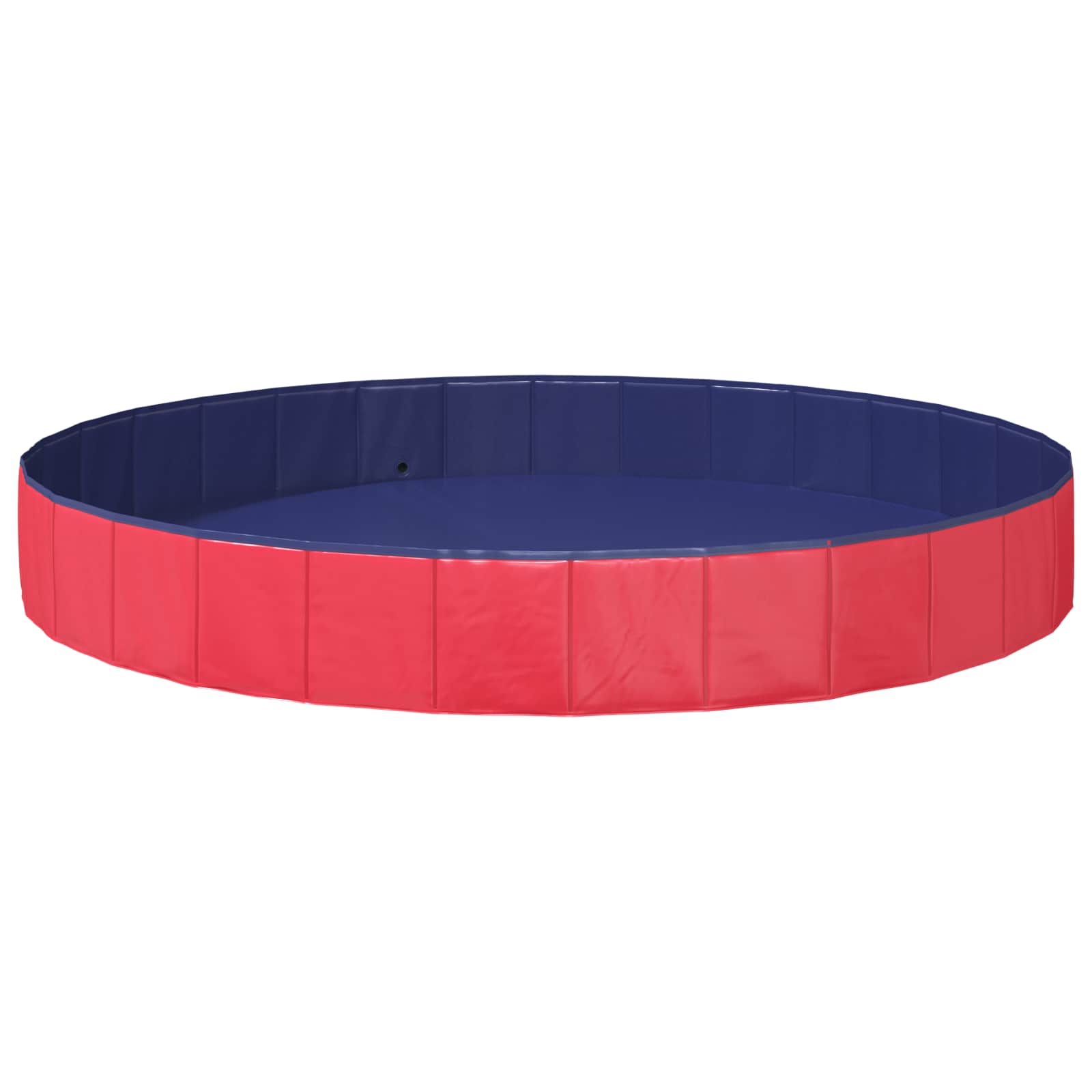 Kinderen Zwembad Rood Ø300 x 38 cm Dik PVC en Gelaagd Hout image 3