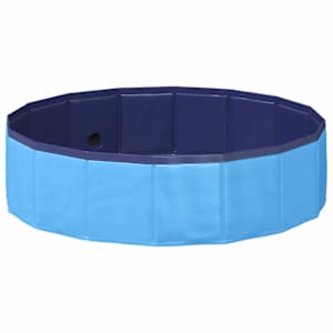 Skládací bazén pro psy Modrá 80 x 80 x 20 cm PVC - obrázek 2