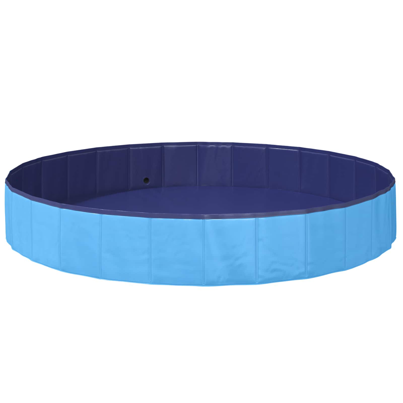 Kinderen Zwembad Blauw Ø200 x 30 cm Dik PVC en Gelaagd Hout image 3