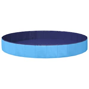 Dětský bazén Modrá Ø300 x 38 cm Silný PVC a inženýrské dřevo - obrázek 3