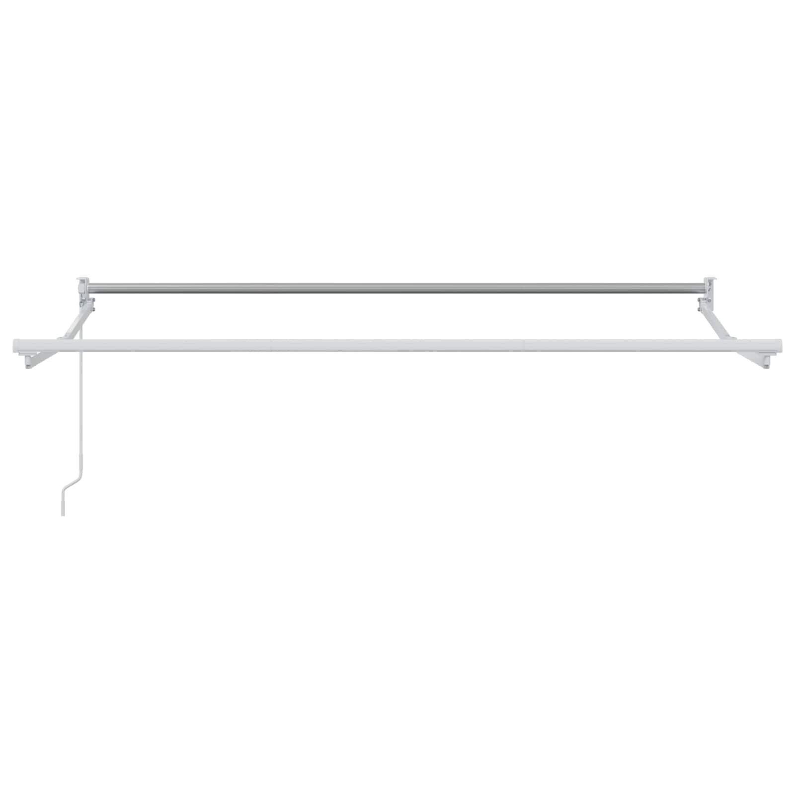 Handmatig uitschuifbare luifel Rood 3,5 x 2 m image 4