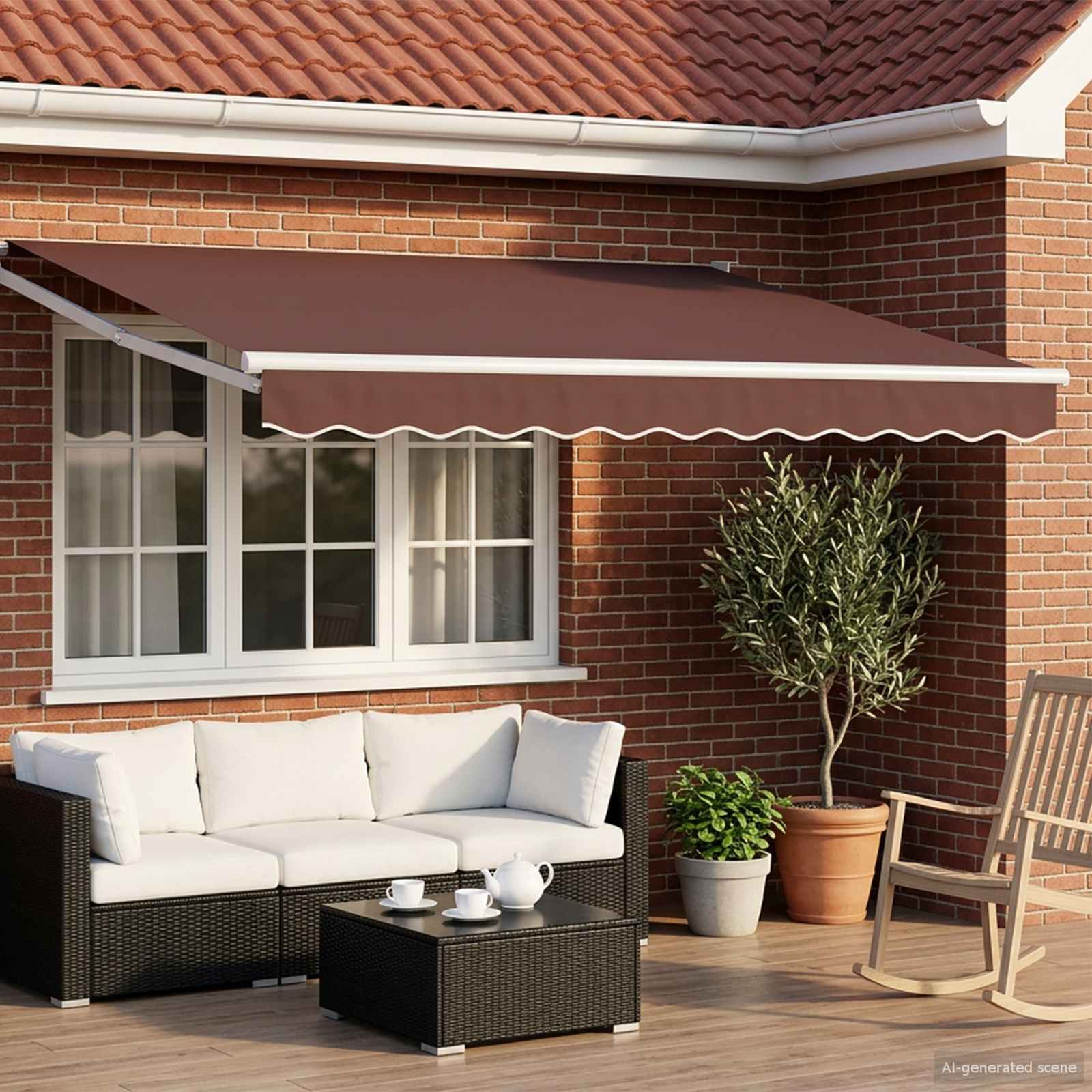 vidaXL Cort electric retractabil Maro 3,5 x 2 m