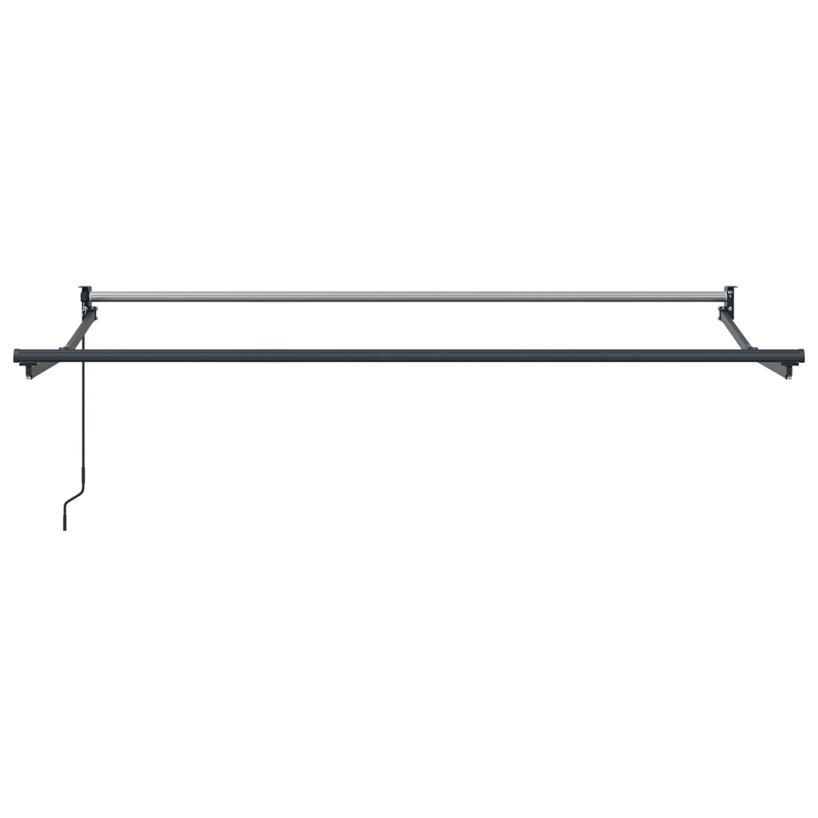 Handmatig uitschuifbare luifel Bordeauxrood 2,5 x 2 m image 4