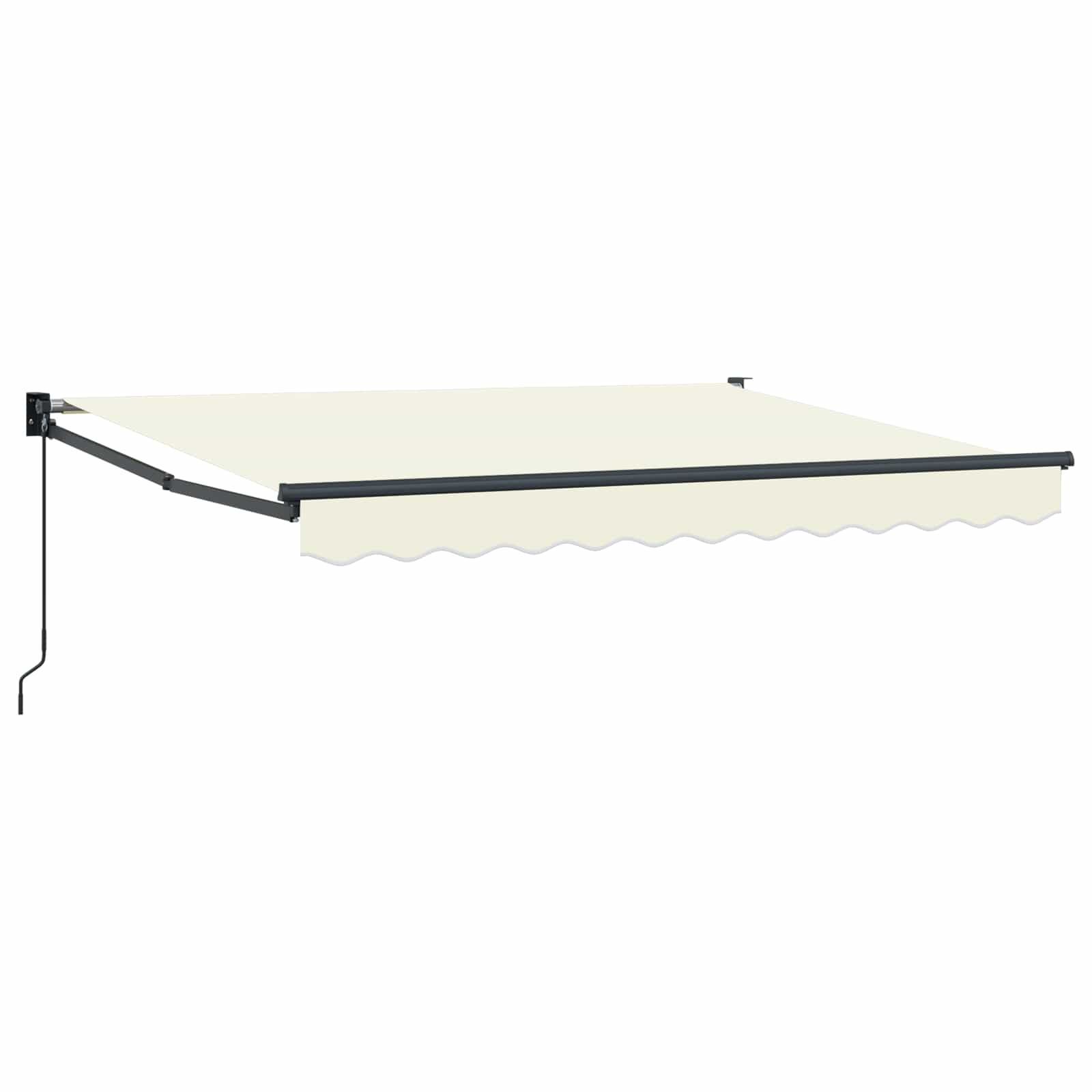 Handmatig uitschuifbare luifel Crème 3 x 2 m image 1