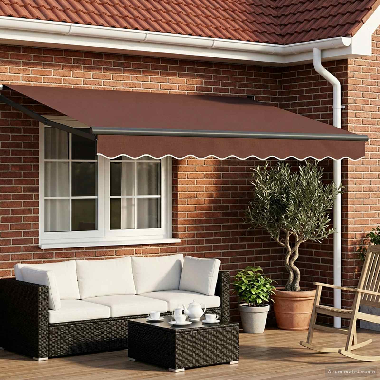 vidaXL Cort electric retractabil Maro 3,5 x 2 m