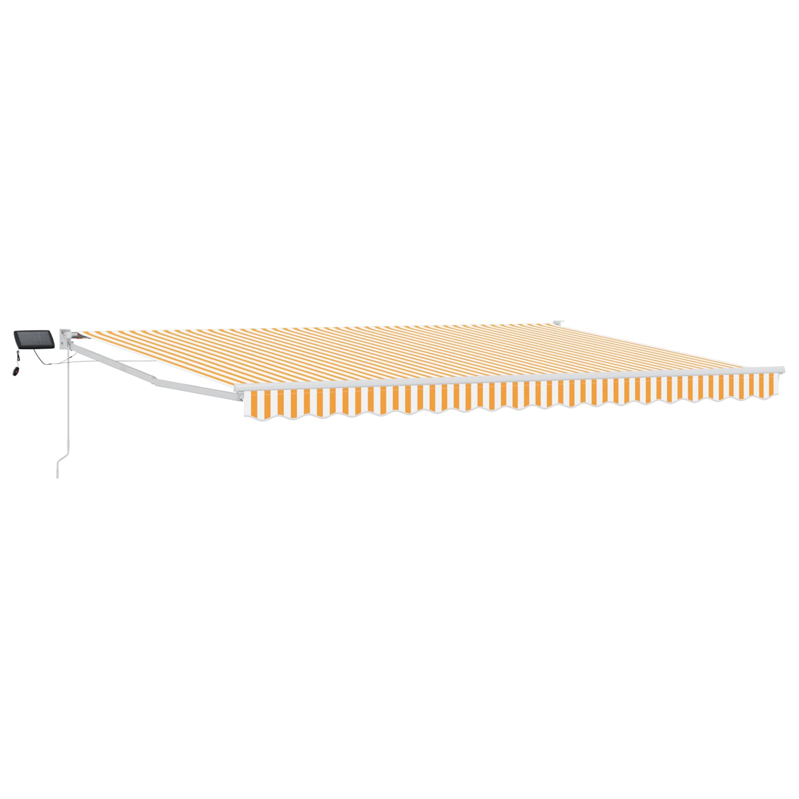 Handbediende luifel met LED's Geel en Wit 4 x 2 m image 2