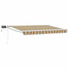 vidaXL K&auml;sitsi juhitav varikatus koos LED-idega 3 x 2,5 m