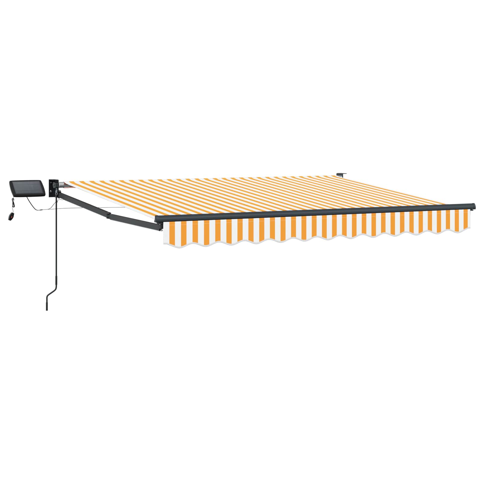 Handbediende luifel met LED's Geel, Wit, Anthraciet 3 x 2 m image 2