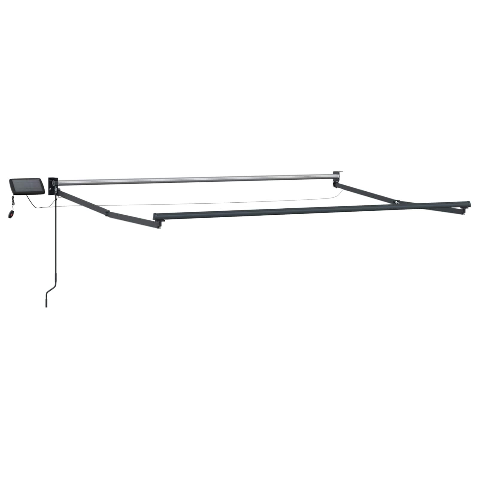 Handbediende luifel met LED's Lichtgrijs 3,5 x 2 m image 2
