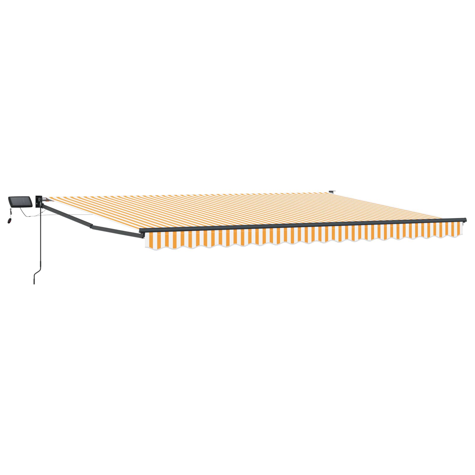 Handbediende luifel met LED's Geel, Wit, Anthraciet 4 x 2 m image 2