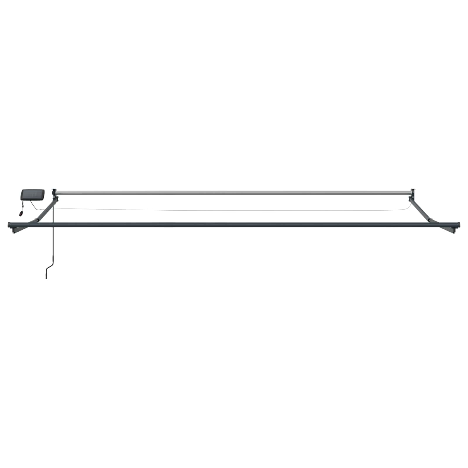 Handbediende luifel met LED's Geel, Wit, Anthraciet 4 x 2 m image 7