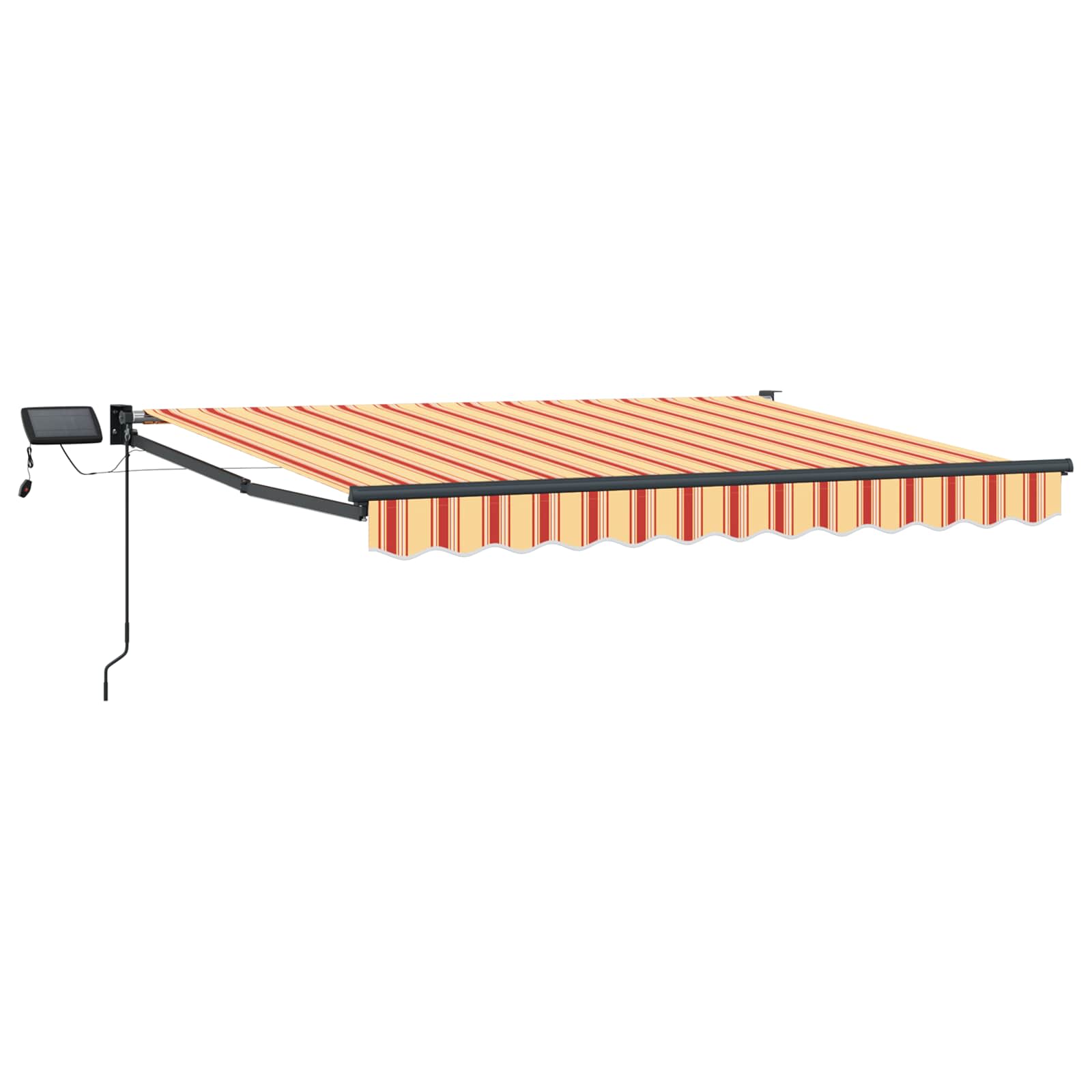 Handbediende luifel met LED's Multikleur 3,5 x 2,5 m image 1