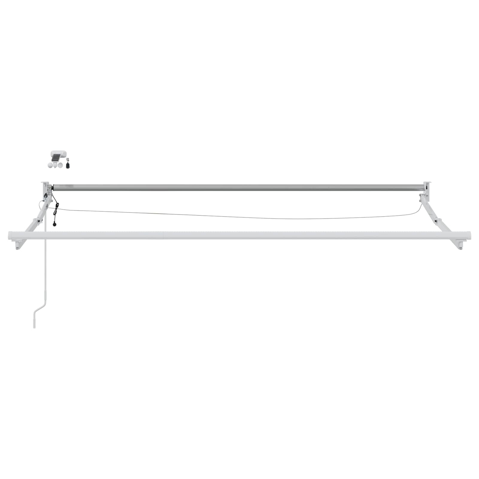 Elektrisch Uittrekbaar Zonnescherm Beige 3 x 2,5 m image 5