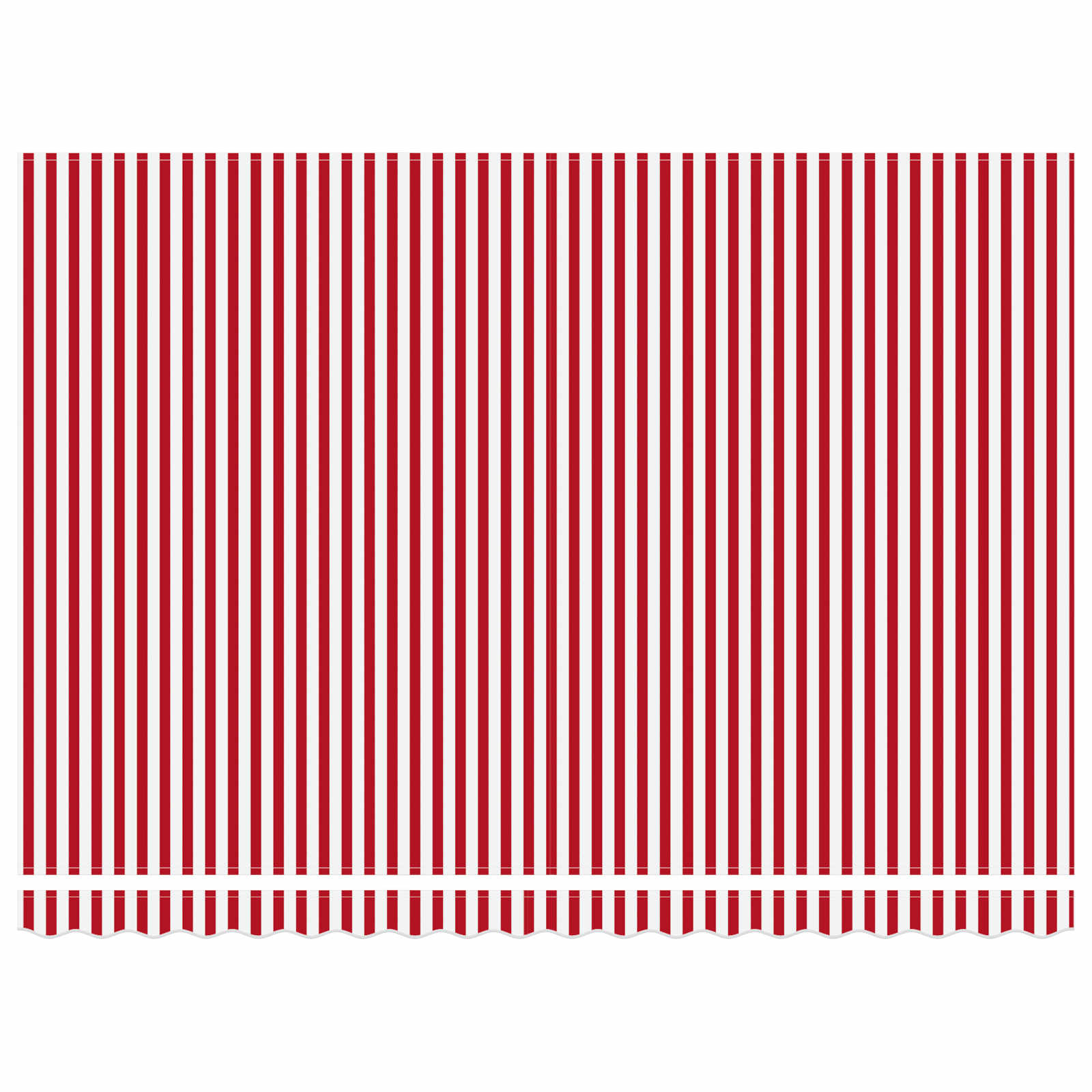Elektrisch Uittrekbaar Zonnescherm Rood en Wit 4 × 3 m image 5