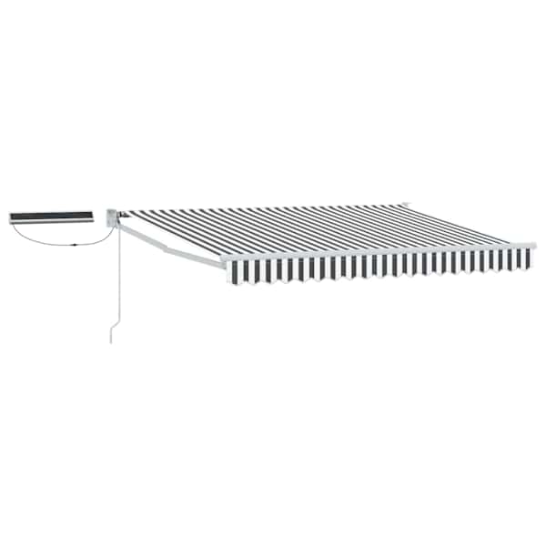 vidaXL Elektriline L&uuml;kandvarikatus Anthracite ja valge 3,5 x 2 m