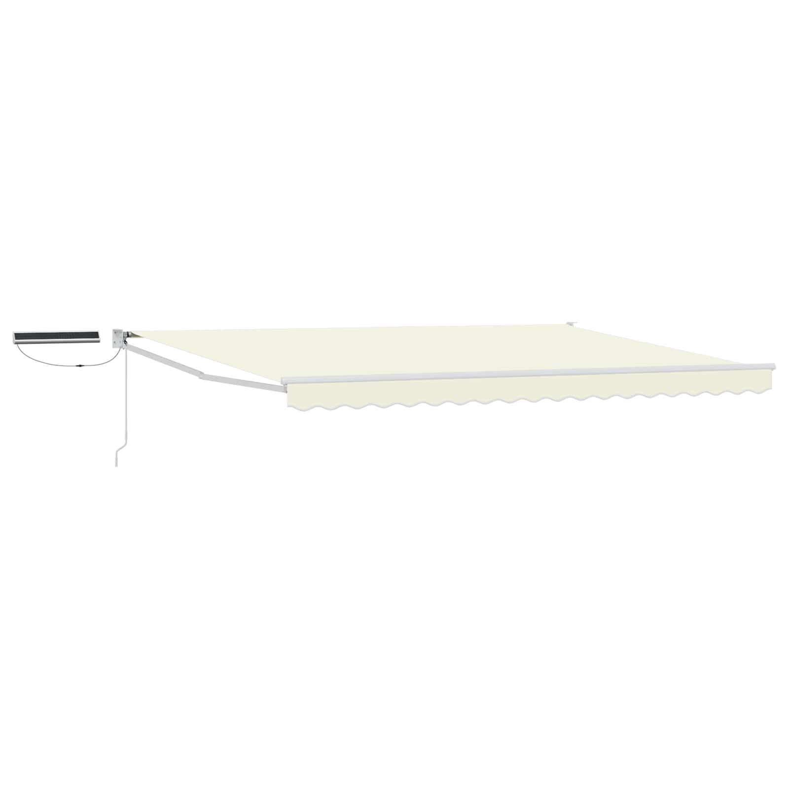 Elektrisch Uittrekbaar Zonnescherm Crème 4 × 3 m image 1
