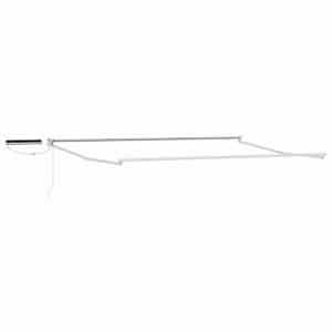 Elektrická Retrakční markýza Žlutá, šedá a bílá 5 x 3 m - obrázek 2