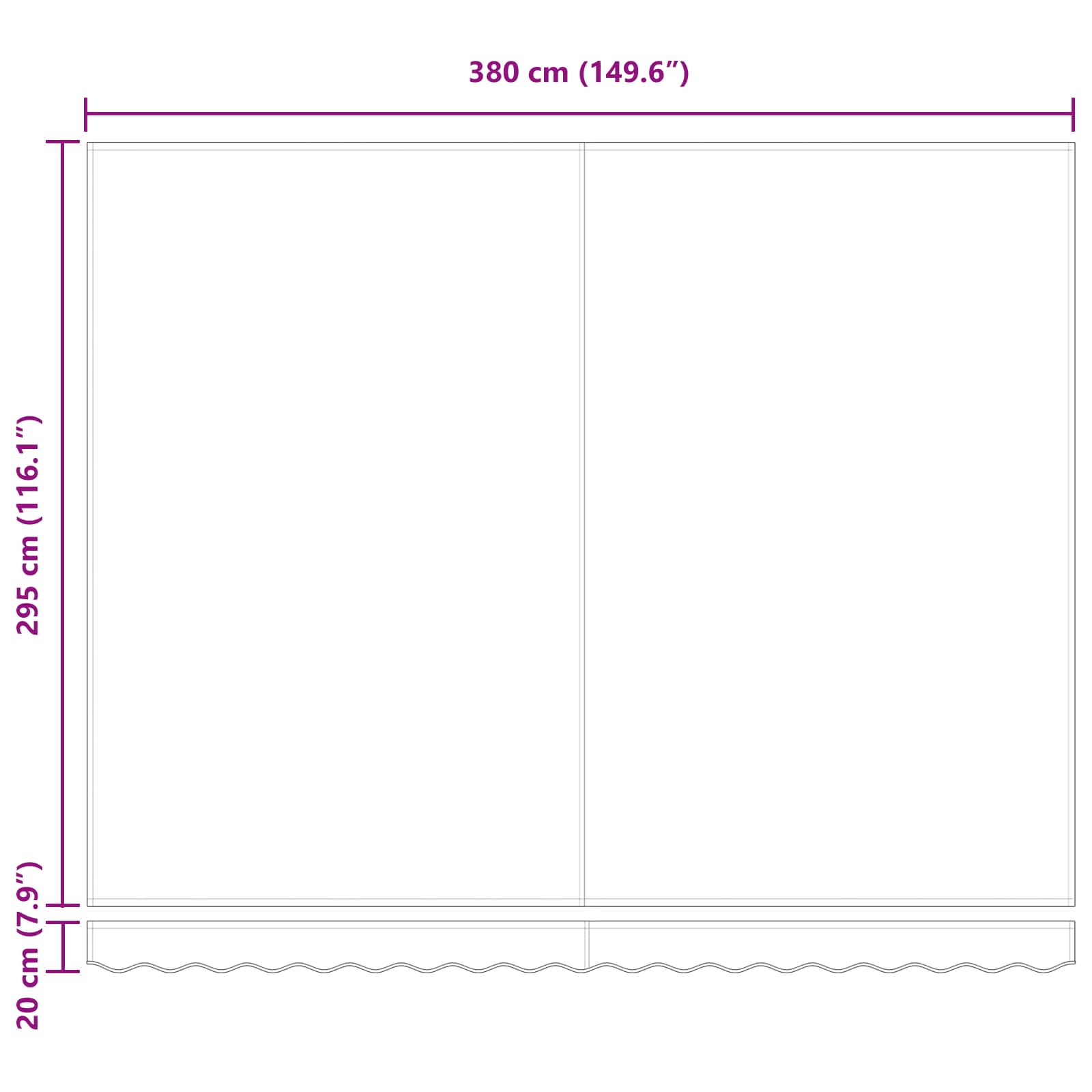 Inklapbaar Zonnescherm Oranje en Zwart 400 × 300 cm image 11