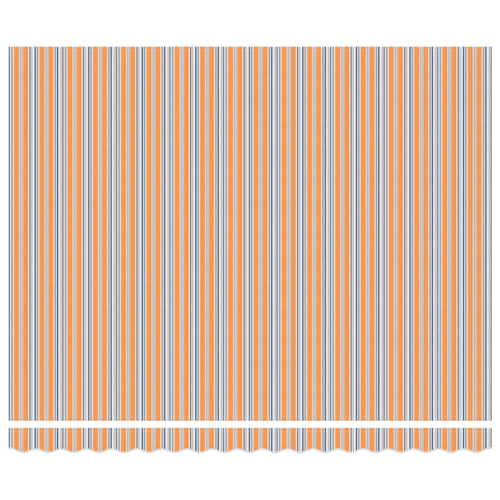Inklapbaar Zonnescherm Oranje en Grijs 400 × 300 cm image 6