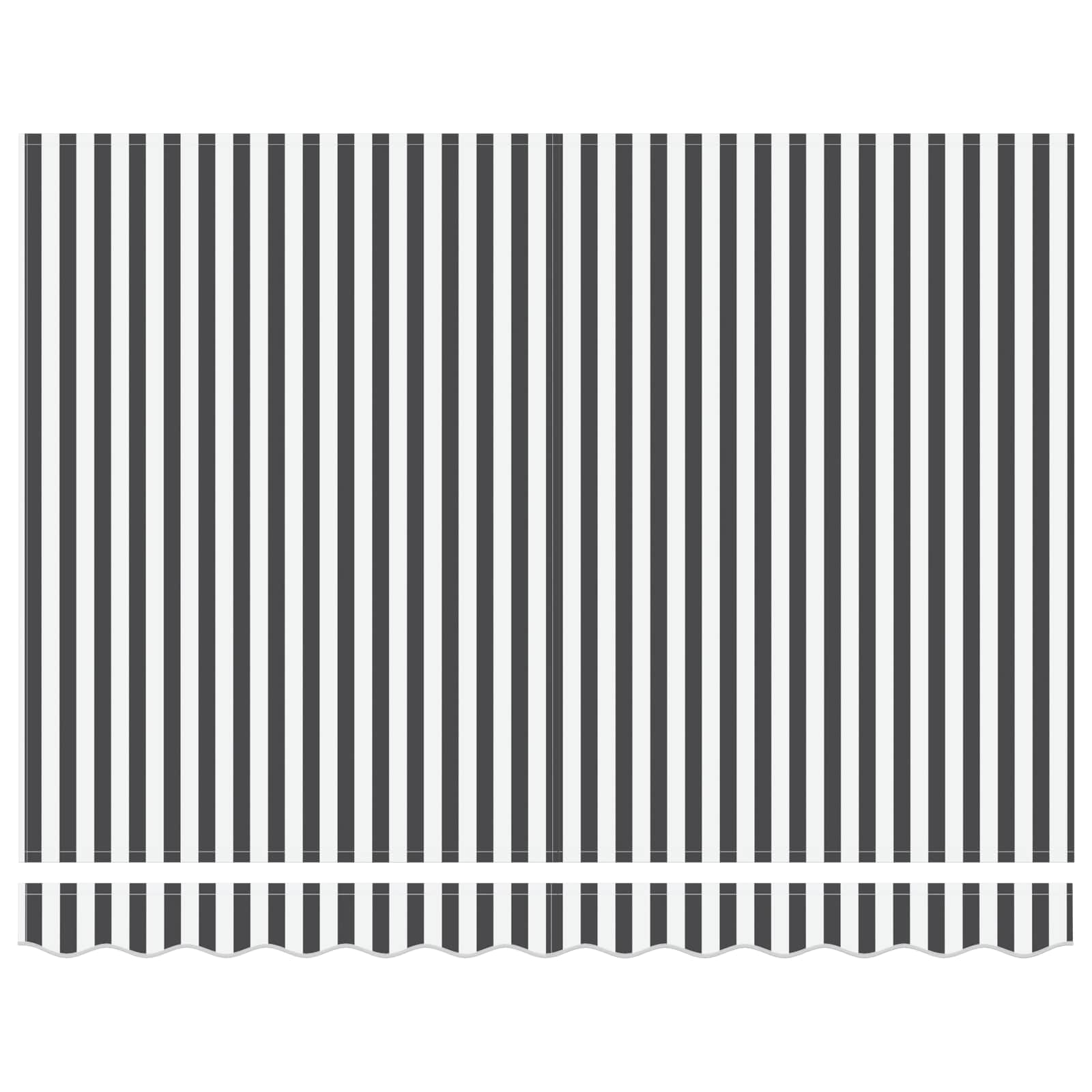 Handmatig uitschuifbare luifel Antraciet en Wit 2,5 x 2 m image 5