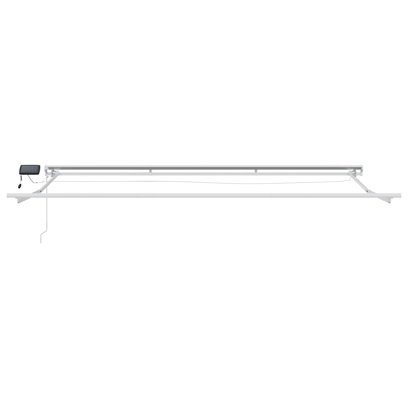 Handmatige Luifelhouder met LED's Geel, Grijs en Wit 5 x 3 m image 7